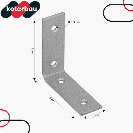 Kotarbau Σύνδεσμος για Πέργκολα από Ατσάλι 5x5cm