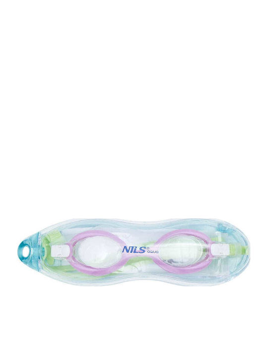 Nils Kids Swimming Goggles with Anti-Fog Lenses Green
