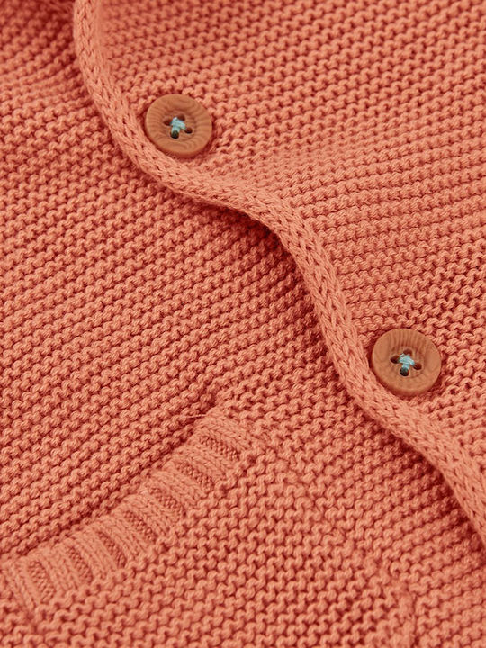 Kinder-Strickjacke Caramel