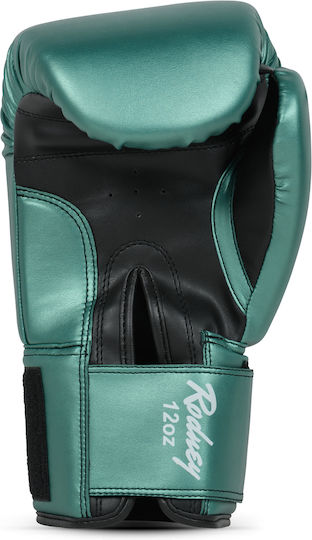 Benlee Rodney Boxing Gloves from Synthetic Leather for Competition Gloves Metallic Green/Black