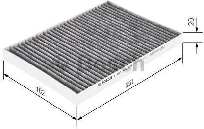 Bosch Auto Innenraumluftfilter 1 987 435 529