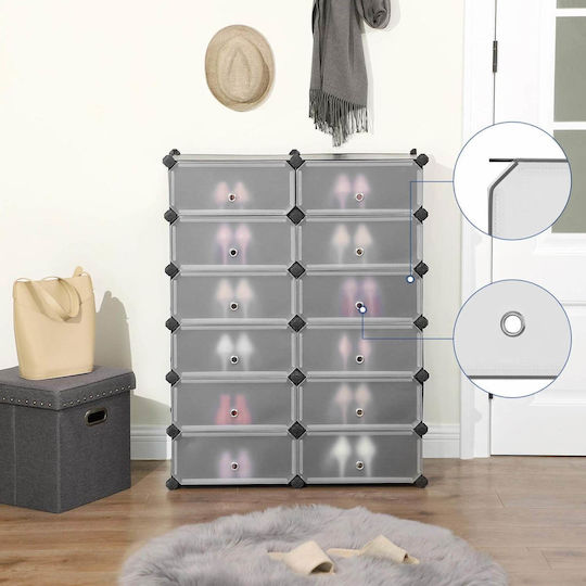 Organizator Pantofi din Plastic 40x30x17cm