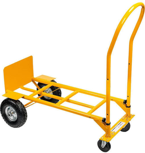 Складска Количка Miller Mega-m 2в1 Транспорт Жълта 250 Кг Картон N