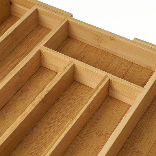 Дървена Тава За Прибори За Чекмедже В Кафяв Цвят 30.5x35.5x4.5cm Дървена Тава За Прибори За Чекмедже В Кафяв Цвят 30.5x35.5x4.5cm