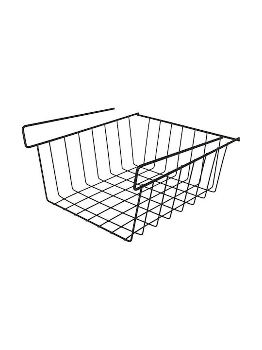 Vilde Κρεμαστό Ράφι Μεταλλικό 27.5x25x14εκ. Μαύρο