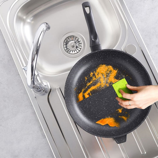 Orion Grande Aluminum Pan with Stone Interior Coating 32cm