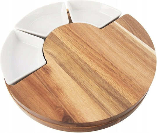 Orion Set Wooden Beige Chopping Board 51.5x28cm 7 Pieces