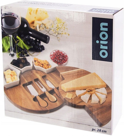 Orion Set Wooden Beige Chopping Board 51.5x28cm 7 Pieces