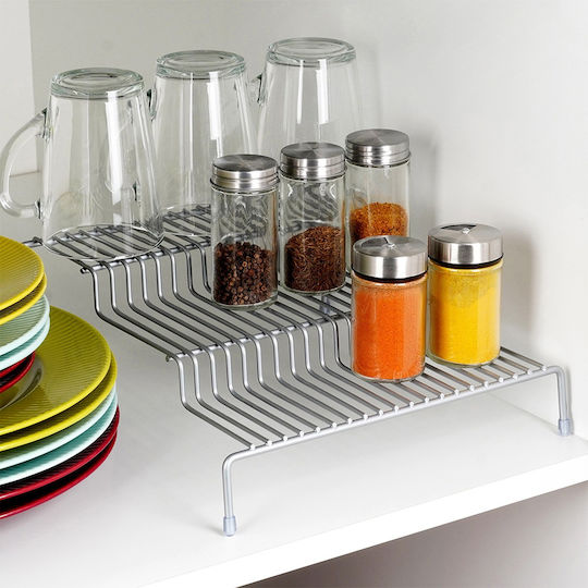 Metal Cupboard Shelf 28x26x11cm Grey