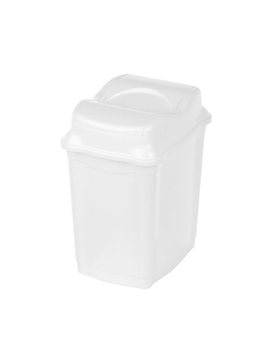 Orion Plastic Waste Bin for Cabinet White 9lt