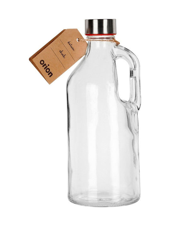Orion Glass Wine Serving Decanter 25cm with Stopper Transparent 1150ml