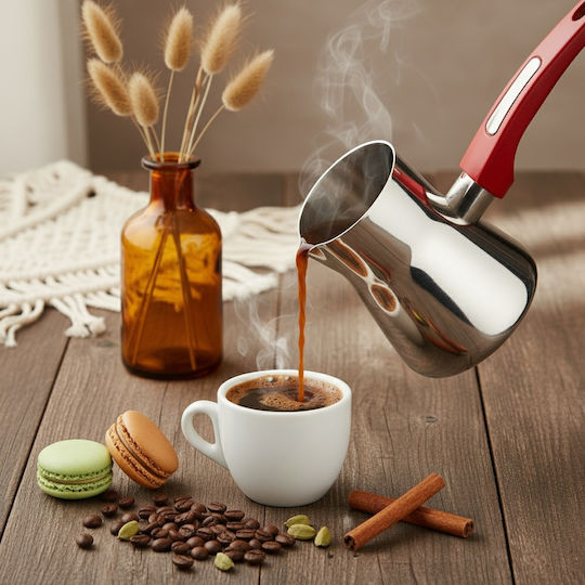 Orion Coffee Pot Stainless Steel Grey 330ml
