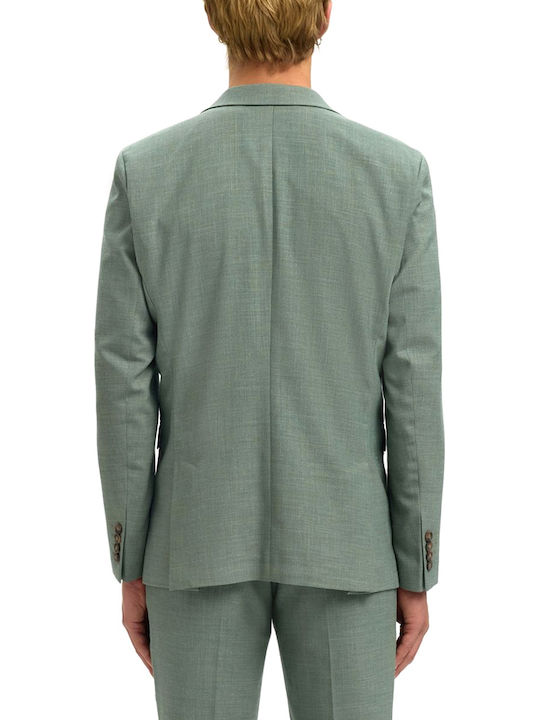 Selected Men's Summer Suit Jacket Slim Fit Green