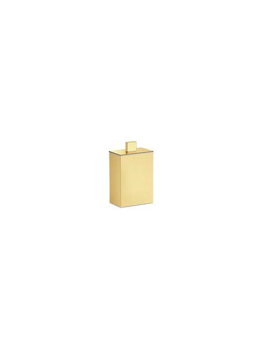 Sanco 80102-M118 Badezimmerbox mit Saugnapf für Baumwolle Grau