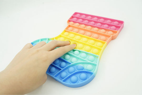 Alista Home Pop it Fidget Σιλικόνης Πολύχρωμο