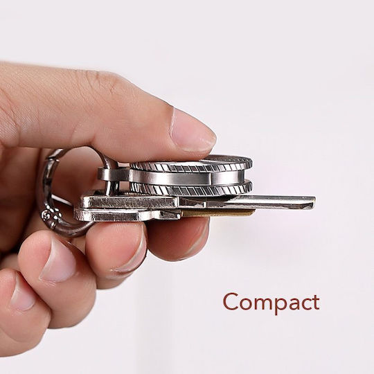 Alista Home Fidget Spinner Schlüsselanhänger Metall Grau