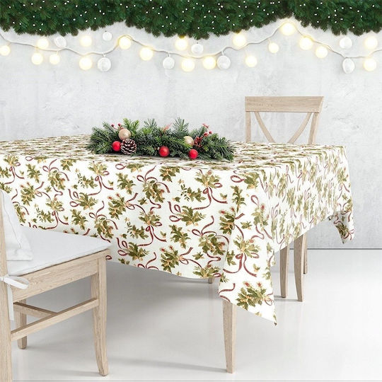 Excellent Houseware Weihnachtliches Tischgeschirr & Weihnachtlicher Schmuck Grüne Tischdecke Excellent Houseware Weihnachtliches Tischgeschirr & Weihnachtlicher Schmuck Grüne Tischdecke