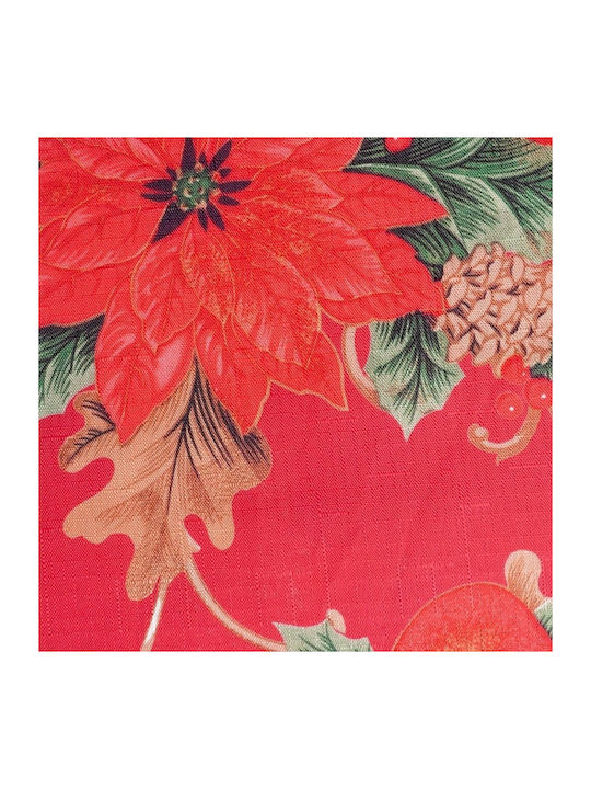 Excellent Houseware Weihnachtliches Tischtuch Rotes 180x130cm