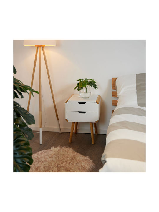 Relaxdays Διακοσμητικό Βάζο Γυάλινο Διάφανο 14xΥ16cm