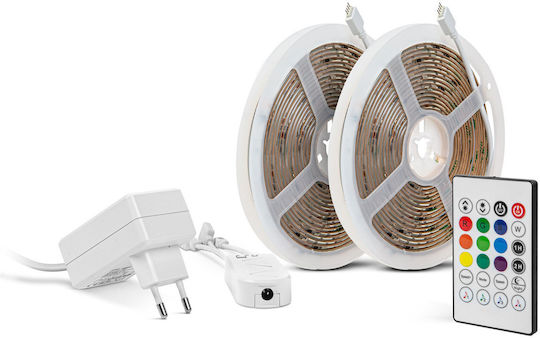 Alista Home Smart Bandă LED Wi-Fi 220V RGB Lumină 2x5m Tip SMD5050 cu Telecomandă