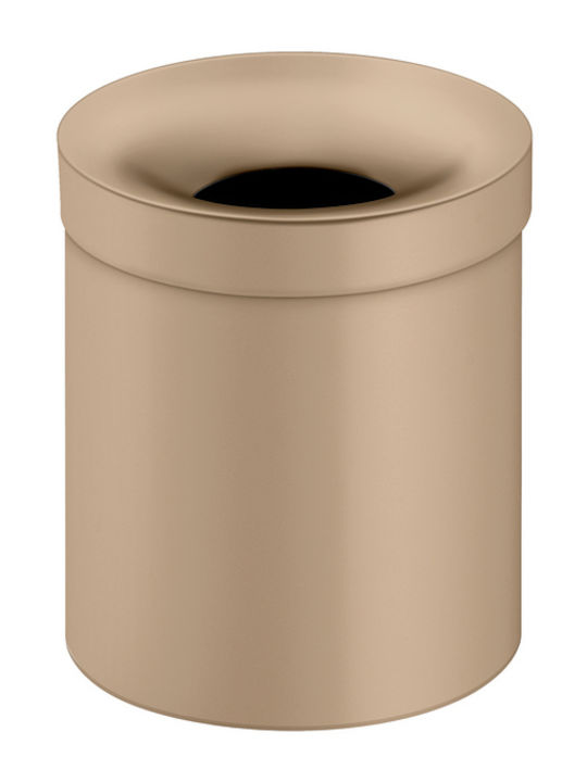 Sanco 90650-M102 Metallischer Badkorb 5lt Beige