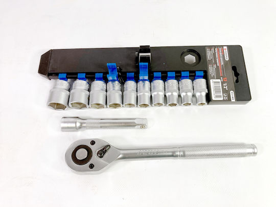 Forsage Mercaton Ratschen- und Steckschlüssel-Set 1/2" 12 Stück