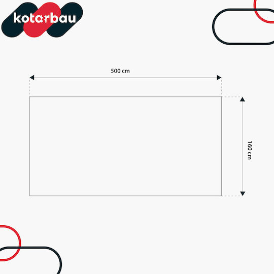 Kotarbau Ύφασμα Εδαφοκάλυψης 17gr/m² 1.6x2m Λευκό