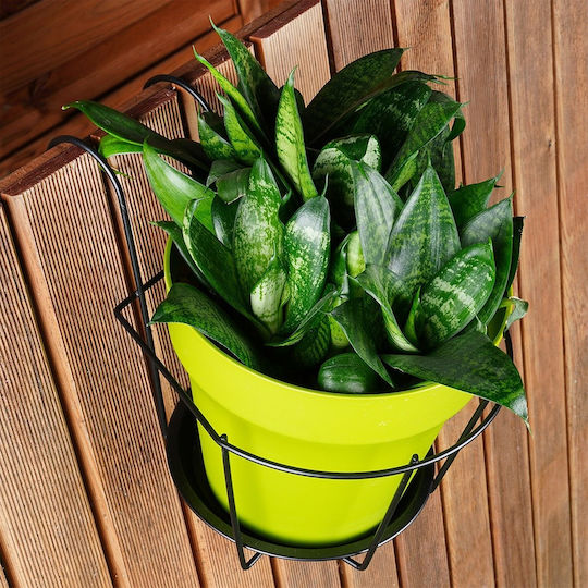 Vilde Suport Pentru Plante Pandantiv Metalic Negru 29x22x24cm