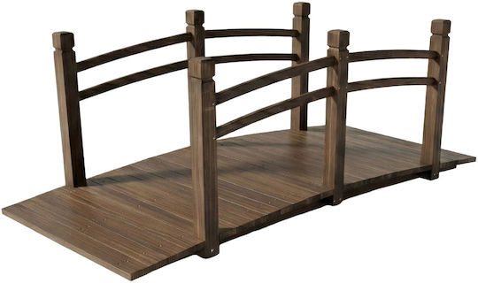 Relaxdays Decorative Wooden Garden Bridge 10052754_93