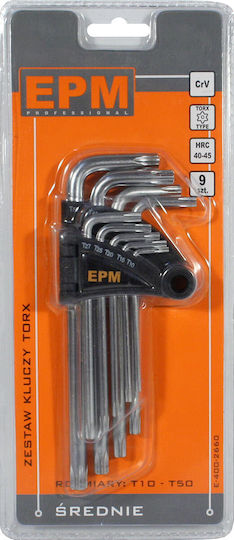 EPM Σετ 9 Κλειδιά Torx