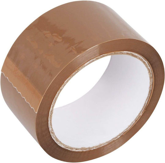 Set 6 Role De Bandă Adezivă Cu Zgomot Redus Pentru Ambalare Pachete Cu Aderență Ridicată Derulare Silențioasă 5 Cm X 66 M Maro