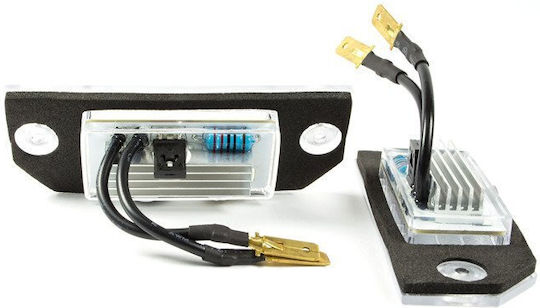 Ford Focus Ii C-max Led License Plate Lighting Lamps 2 Pcs Set