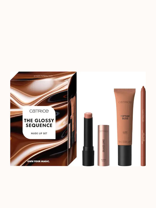 Catrice Cosmetics Valiză Machiaj pentru Buze Bej 3 Bucăți Catrice Cosmetics Valiză Machiaj pentru Buze Bej 3 Bucăți