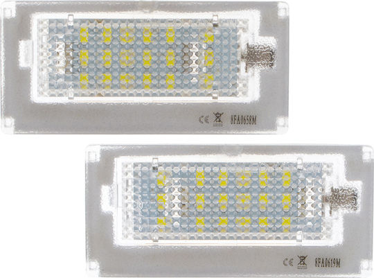 Mini Cooper R50 R52 R53 Led License Plate Lighting Lamps 2 Pcs Set