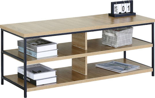 Taviano Floor-standing Oak/Black 111x40x45 cm