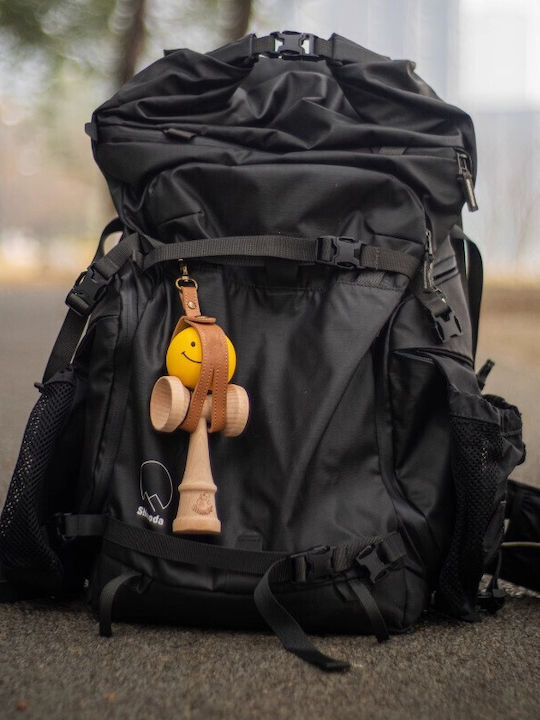 Husă Kendama Flippy Husă De Depozitare Kendama Din Piele Ecologică Cataramă Clip Port Chei Simplu Design 19.5 X 2.5 Cm Maro