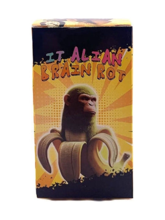 Silicone Keychain Flippy Brainrot Tung Tung Sahur Figurine 4 Cm Brown
