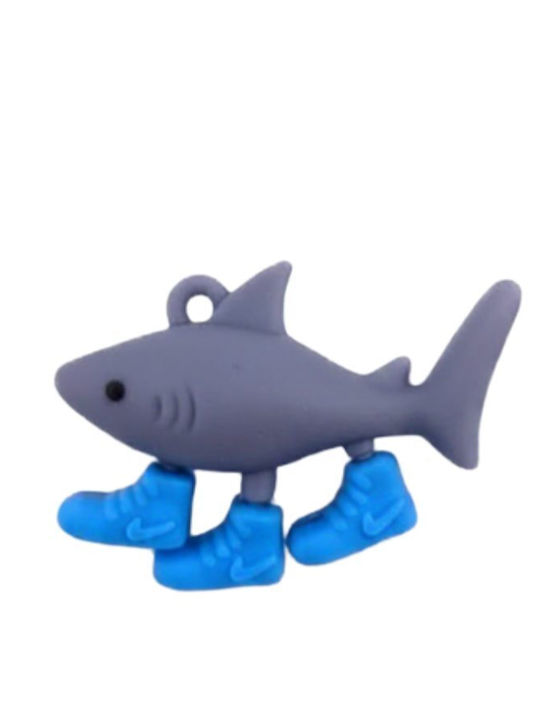Silicone Keychain Flippy Brainrot Tralalero Tralala Figurine 4 Cm Gray Blue Silicone Keychain Flippy Brainrot Tralalero Tralala Figurine 4 Cm Gray Blue
