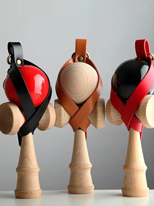 Husă Kendama Flippy Husă De Depozitare Kendama Din Piele Ecologică Cataramă Clip Breloc De Transport 8 12 X 6 Cm Roșie