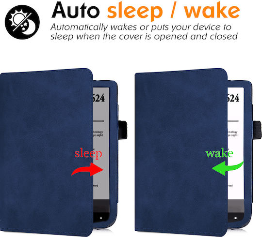 Pocketbook Flip Cover Μπλε (Pocketbook Basic Lux 2)