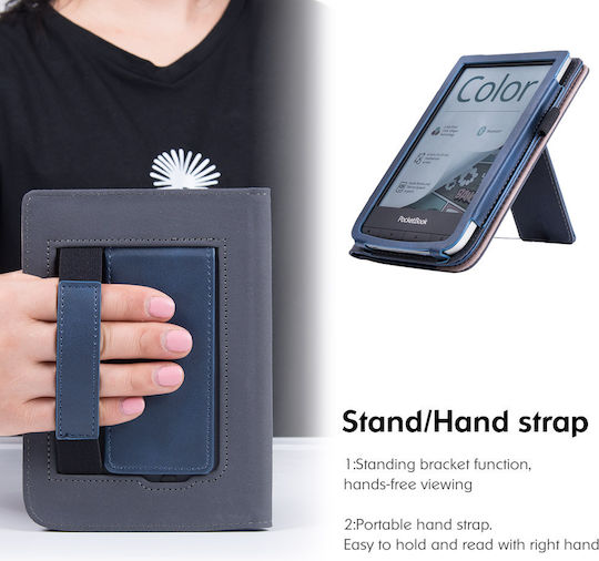 Pocketbook Flip Cover Μπλε (Pocketbook Basic Lux 2)