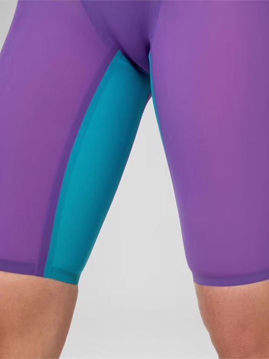 Speedo Fastskin Lzr Pure Valor 2.0 Openback Women's Racing One Piece Swimsuit Purple