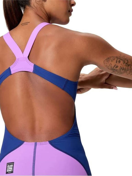 Speedo Fastskin Lzr Ignite Γυναικείο Αγωνιστικό Ολόσωμο Μαγιό Κολύμβησης Μπλε
