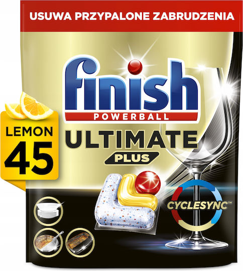 Finish Ultimate Plus Profesionale 2x45 Capsule Pentru Mașina de Spălat Vase Ecologice