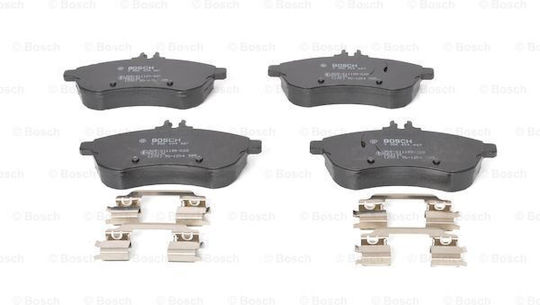 Bosch Plăcuță de frână Față 1buc pentru Mercedes-Benz Clasa C C204 / S204 / W204 1.6-2.2D