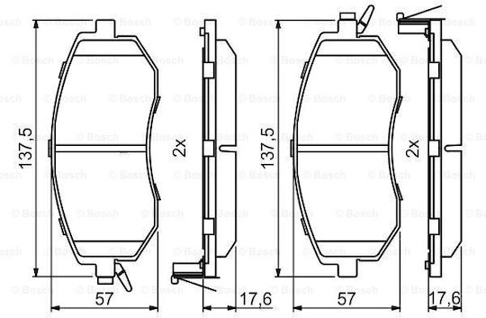 Bosch Disc Brake Pad Set