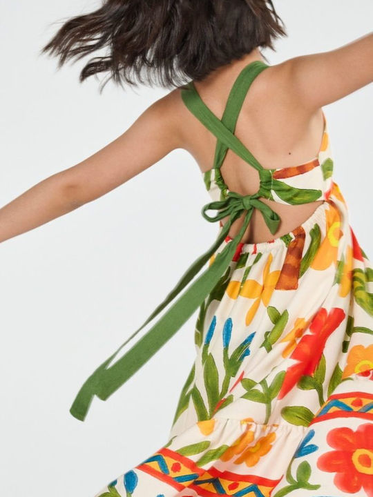 Mädchenkleid Blumen Blumen