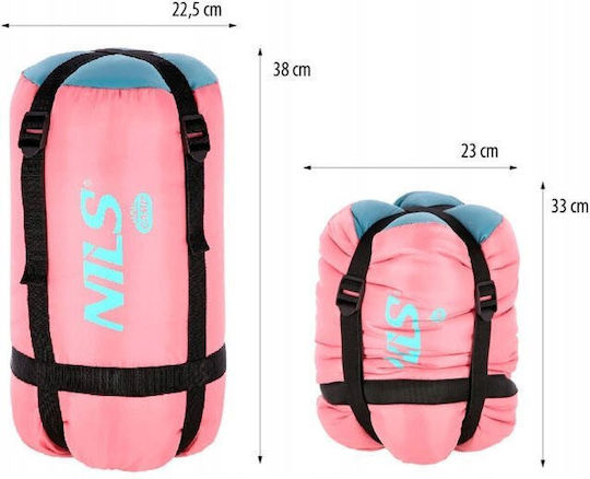 Nils Sleeping Bag Μονό Καλοκαιρινό Pink