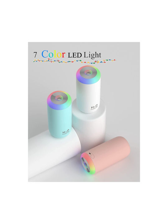 Alista Home LED Ултразвуков Диффузер за Ароматерапия с Таймер Розов 350ml 103069