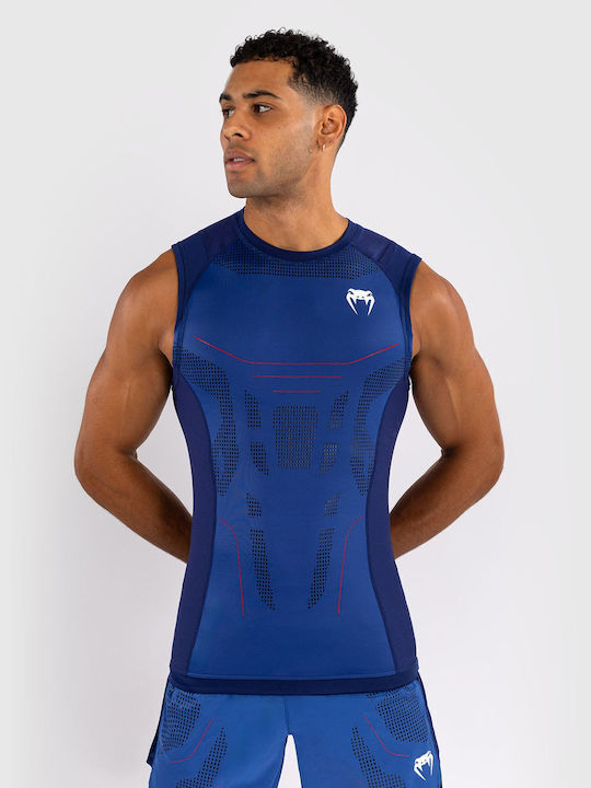 Venum 3.0 Tricou Fără Mâneci Pentru Bărbați VENUM-05361-004 Pentru Jiu-Jitsu / MMA Albastru